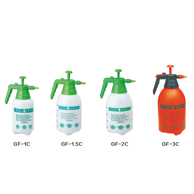 1L 1.5L 2L3L 压缩抗化学消毒杀菌花园手压泵喷雾器GF-1.5C